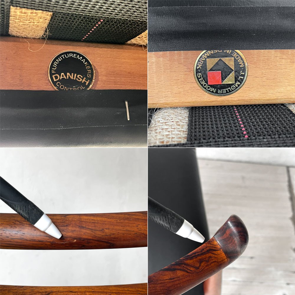 JLモラー J.L.Moller Model No.78 ダイニングチェア ローズウッド ニールス・O・モラー ビンテージ デンマーク 北欧家具★
