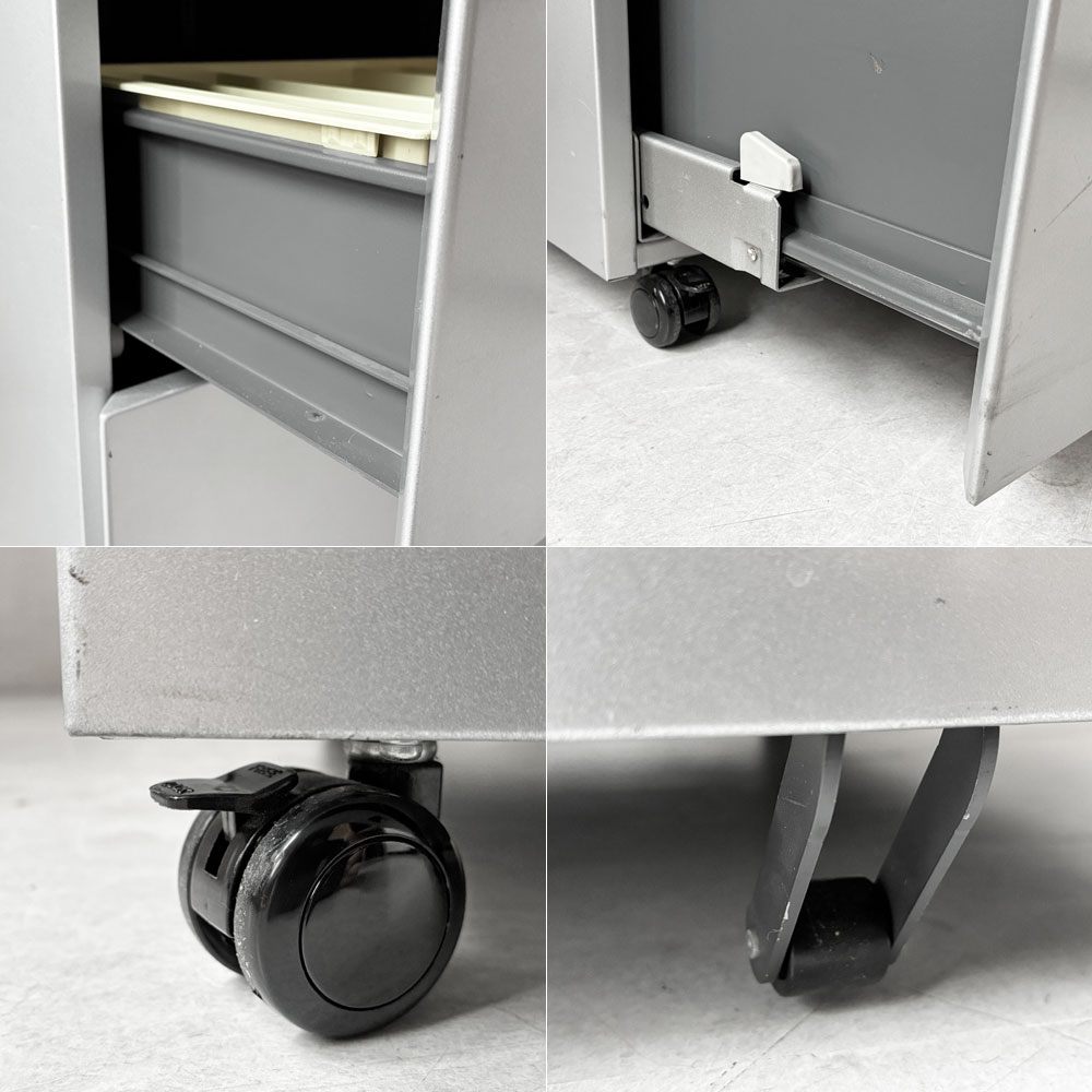 カッシーナ Cassina ixc. AFドロワー AF DRAWER デスクキャビネット ワゴン 鍵付属 キャスターロック機能付き モダン イタリア B ★