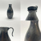 尚古堂 純銀 酒器 徳利 花器 一輪挿し 槌目 刻印有 古美術 時代物 金属工芸 茶道具 ★