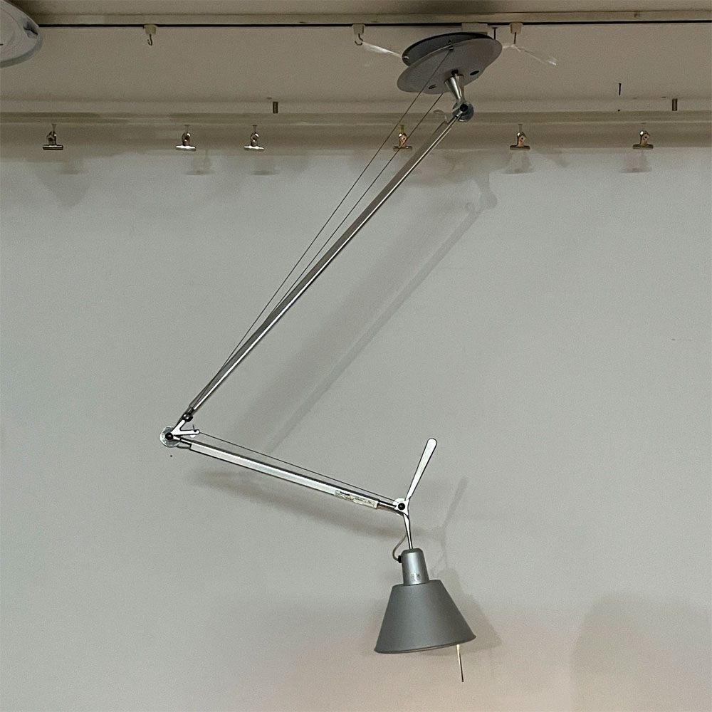 アルテミデ Artemide トロメオ サスペンション ディセントラ TOLOMEO Suspension Decentrata シーリングライト カンチレバー アルミ シルバー 定価￥162,800- 要電気工事 ●