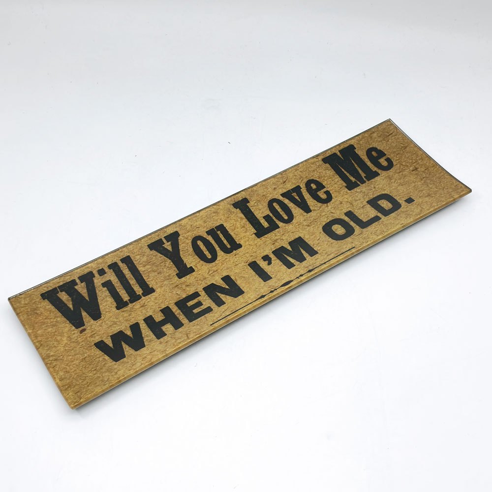 ジョンデリアン JOHN DERIAN デコパージュプレート Will You Love Me When I'm Old 飾り皿 ニューヨーク H.P.FRANCE 取扱 ●