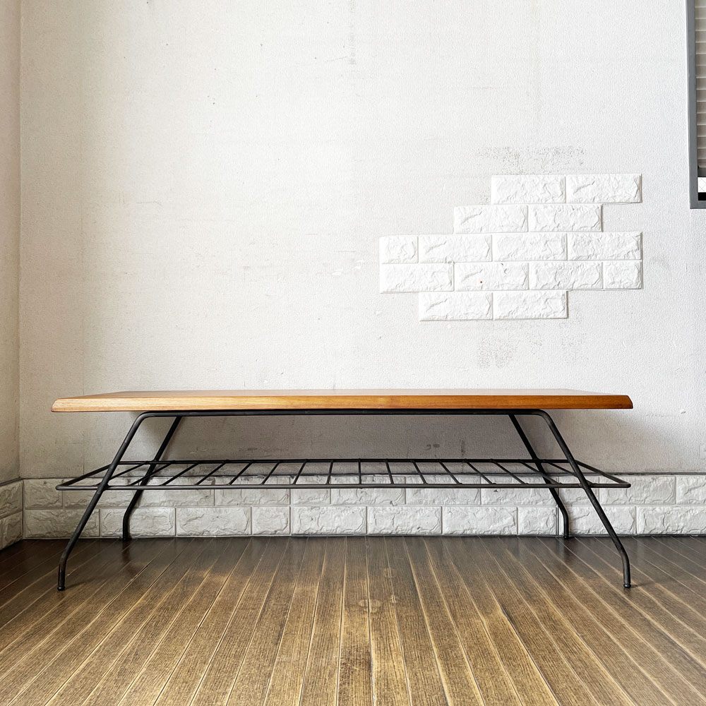 アクメファニチャー ACME Furniture ベルズ BELLS FACTORY COFFEE TABLE ファクトリーコーヒーテーブル ローテーブル W120cm アッシュ材 廃番 ◎
