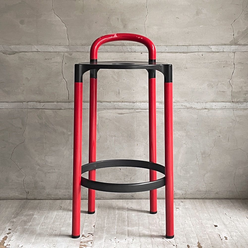 カルテル Kartell ポロ Polo ハイスツール High Stool アンナ・カステッリ・フェリエーリ 70's～80's イタリアビンテージ ♪