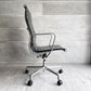 ハーマンミラー Herman Miller アルミナムグループ エグゼクティブチェア ハイバック レザーシート 本革 ブラック 5本脚 C&Rイームズ ミッドセンチュリー ♪