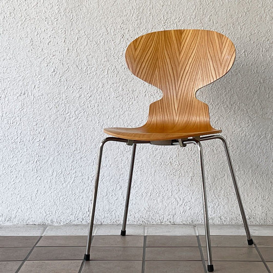 フリッツハンセン Fritz Hansen アントチェア ANT CHAIR アリンコチェア エルム材 4本脚 アルネ・ヤコブセン デンマーク 北欧家具 ◇