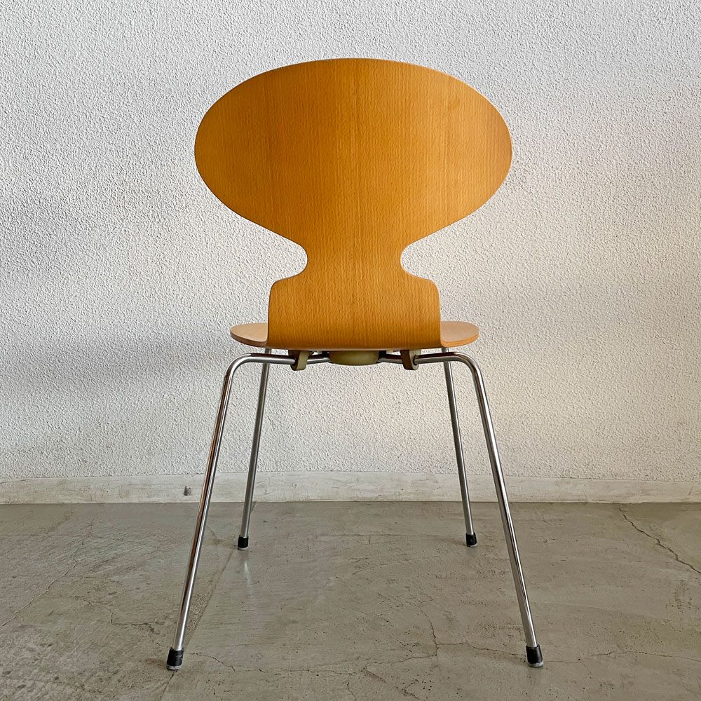 フリッツハンセン Fritz Hansen 3101 アリンコチェア アントチェア 4本脚 ナチュラルビーチ ラッカー仕上げ フェルトグライズ アルネ・ヤコブセン B 〓