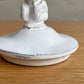 アスティエ・ド・ヴィラット Astier de Villatte グラン・シャレ Grand Chalet キャンドルカバー Bouquet shaped handle キャンドルリッド グラスキャンドル用 陶器 フランス ♪