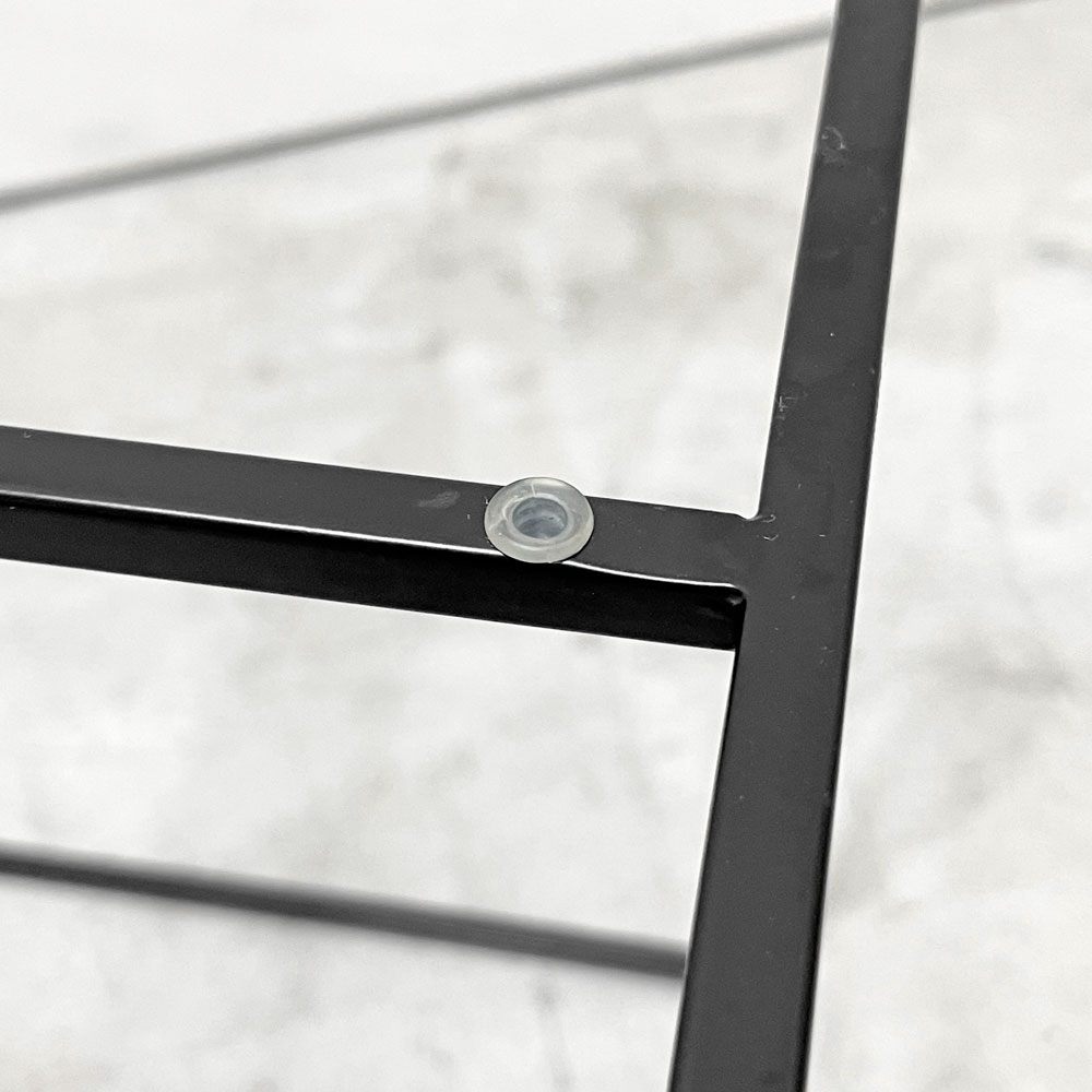 ヘイ HAY トレイテーブル Tray Table コーヒーテーブル センターテーブル Mサイズ ブラック W40cm スクエア 2Way 北欧 デンマーク モダン 定価￥42,900- D ●