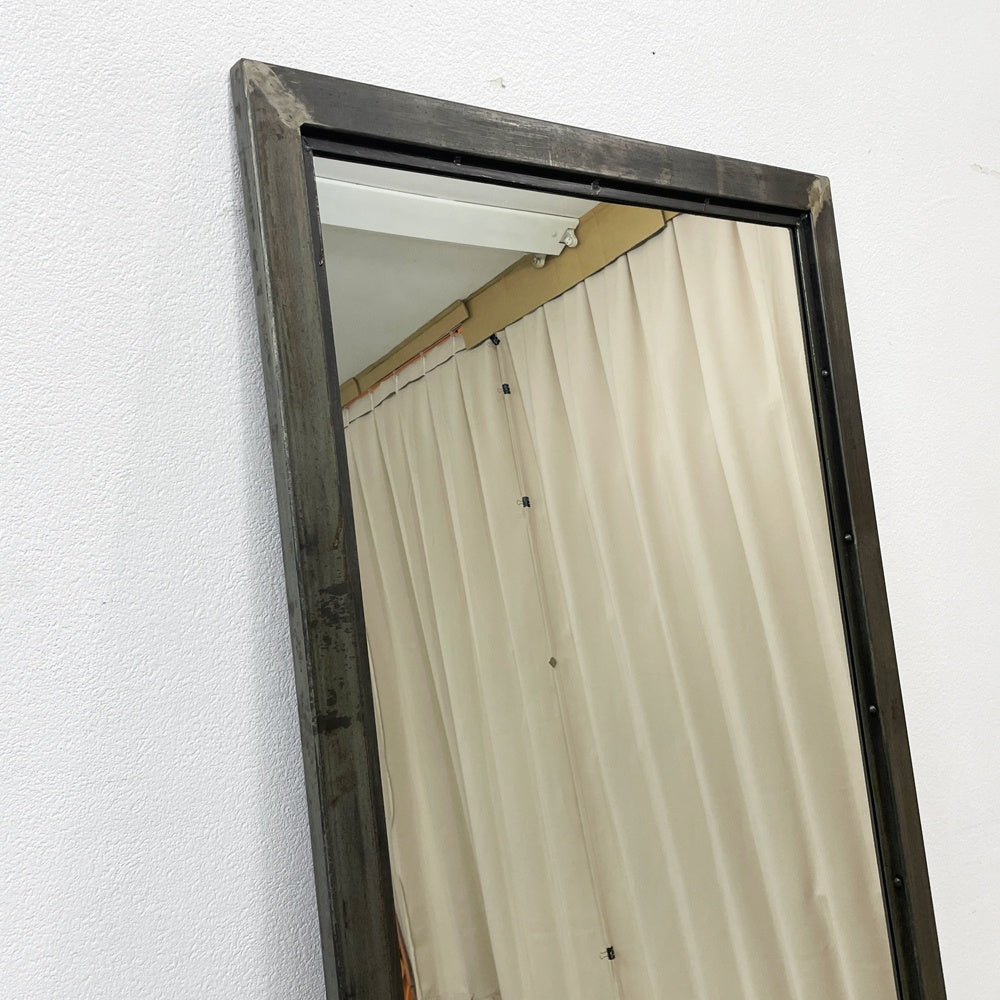 アデペシュ a.depeche ソコフ ミラー socph mirror L ウォールミラー スチールフレーム 80x170cm インダストリアル ●