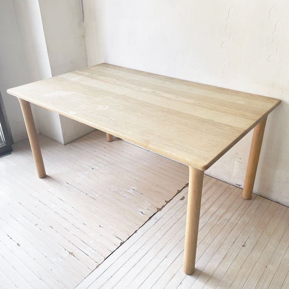 アクタス ACTUS スープダイニングテーブル SOUP DINING TABLE Rレッグ オーク材 W150 参考価格 \159,500- ★