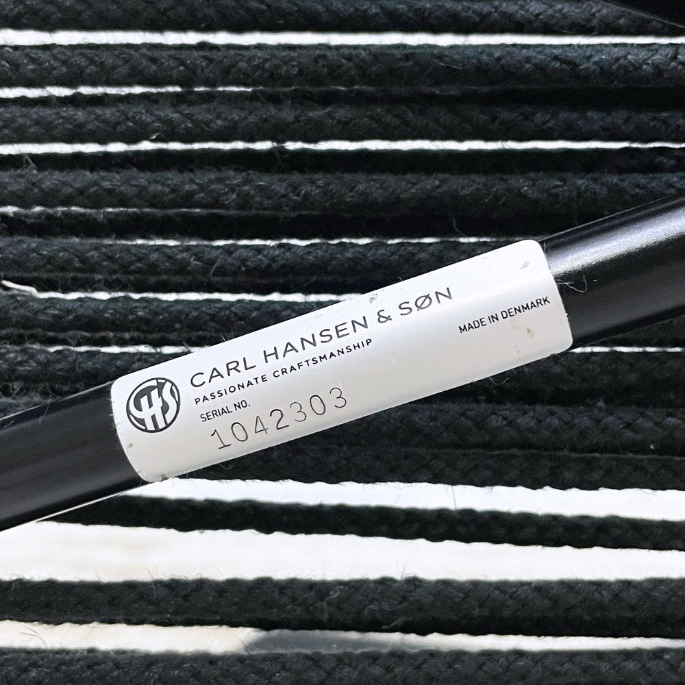 カールハンセン＆サン Carl Hansen & Son PK1 ダイニングチェア ポール・ケアホルム Poul Kjaerholm フラッグハリヤードロープ スチール ブラック 北欧 デンマーク モダン ●