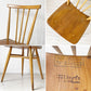 アーコール Ercol スティックバックチェア スピンドルチェア エルム材 UKビンテージ Vintage 英国家具 ★