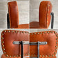 トラックファニチャー TRUCK FURNITURE デスクワークチェア DESKWORK CHAIR アームレス キャスター付き 牛革 L-8 BROWN 回転式昇降 定価 ￥161,700- ♪