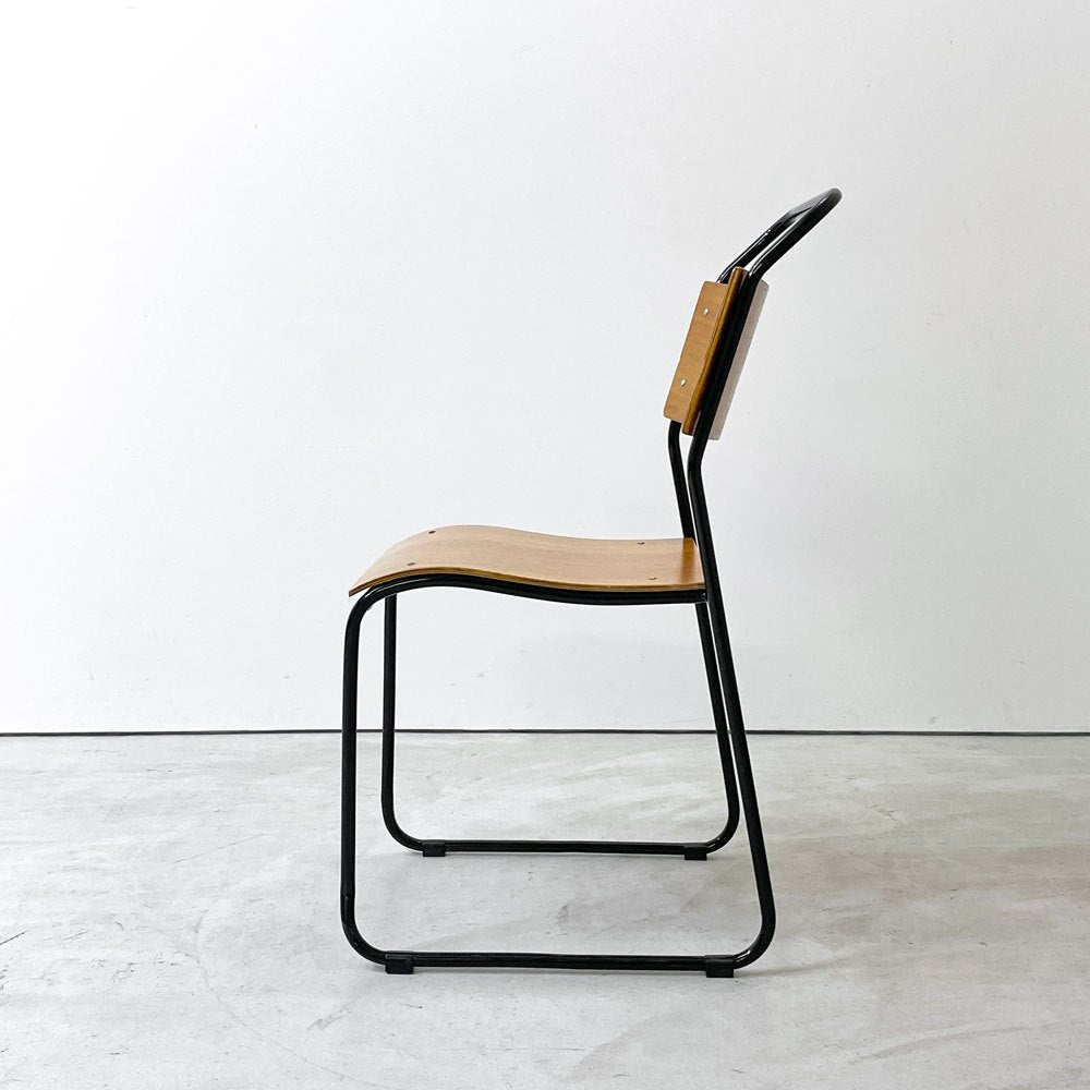 クラッシュゲート CRASH GATE ノットアンティークス Knot antiques ブルーノチェア RP6 BLUNO CHAIR スタッキングチェア 関家具 A ●