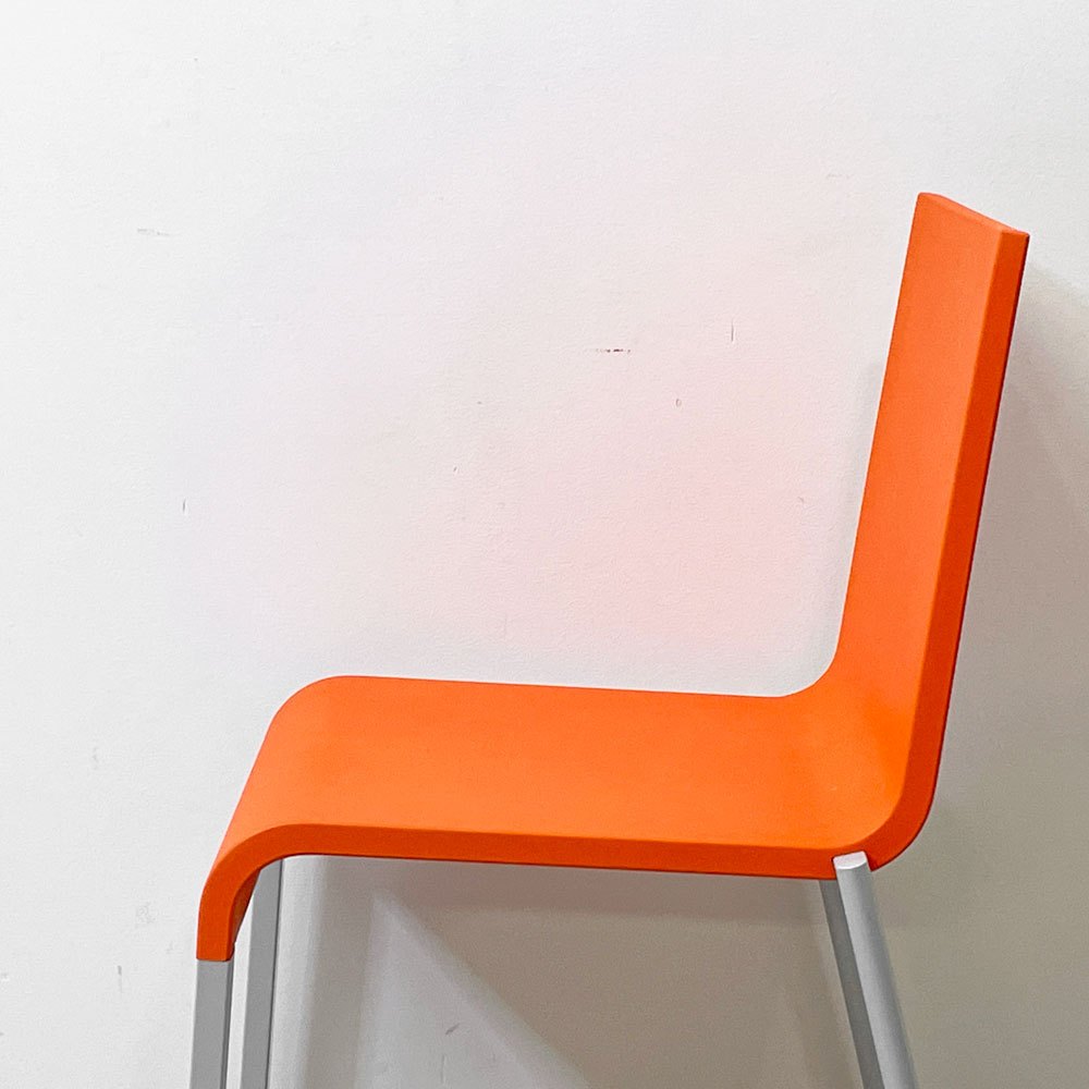 ヴィトラ vitra. ゼロスリー .03 ダイニングチェア スタッキングチェア マールテン・ヴァン・セーヴェレン Maarten Van Severen オレンジ 廃番カラー ●