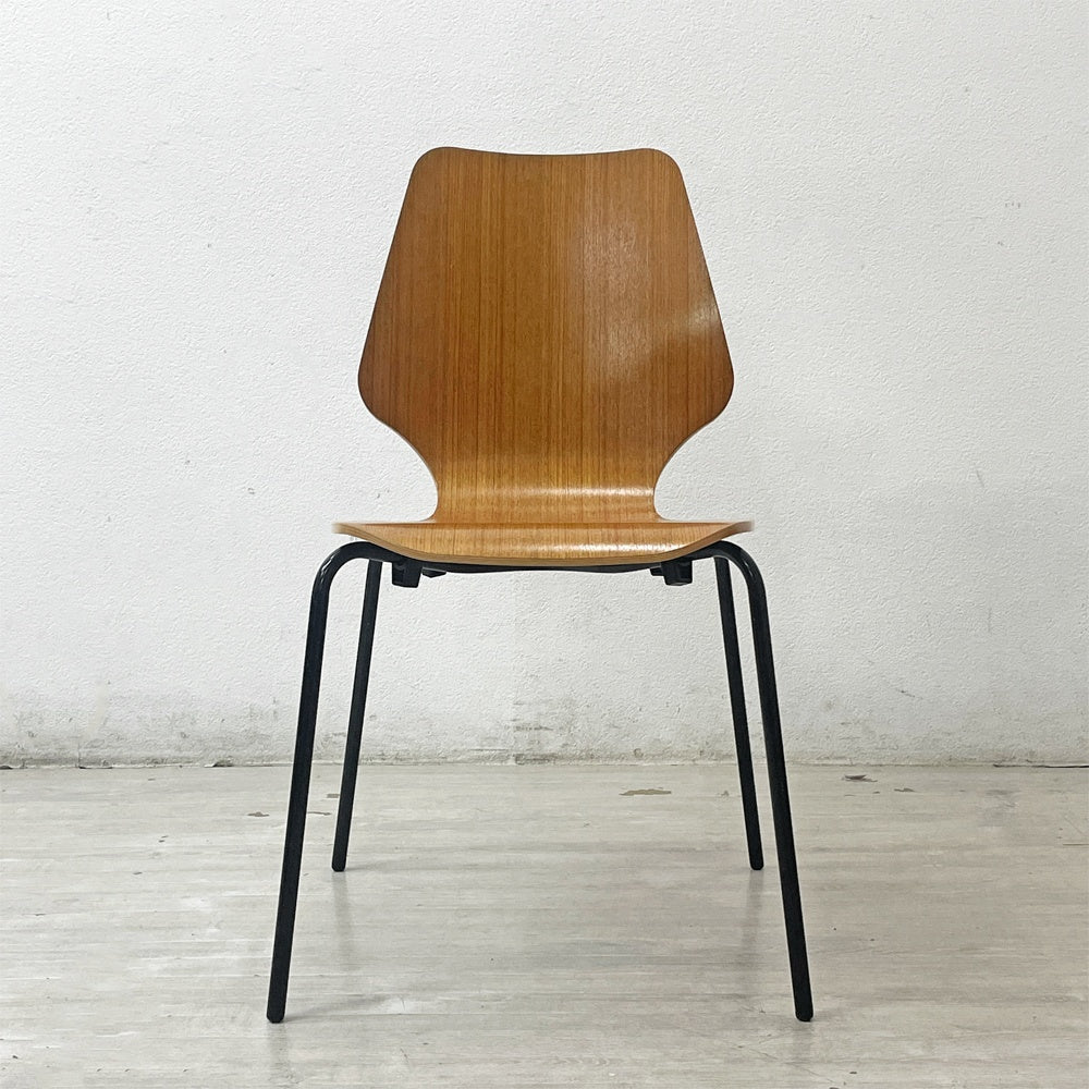 セイアローズ SEIARROWS ウッドスタックチェア WOOD STACK CHAIR チーク材 プライウッド スタッキングチェア A ●