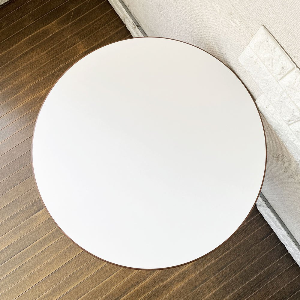 ディーアンドデパートメント D&DEPARTMENT ラワンテーブル LAUAN TABLE ROUND・02 ラウンド メラミン天板 Φ60cm 定価￥71,500- ◎