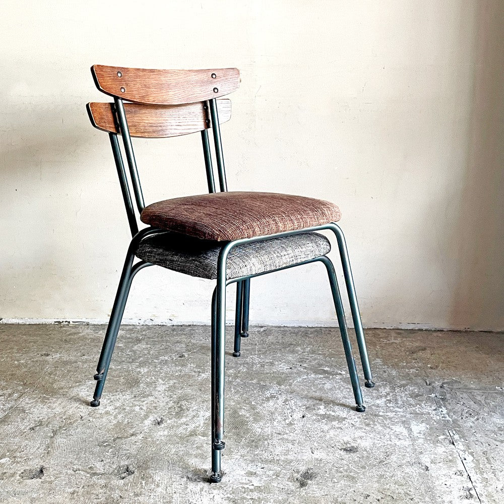 アクメファニチャー ACME Furniture グランドビュー チェア GRANDVIEW CHAIR ダイニングチェア ファブリック グレー系 アイアン脚 廃番ア ■
