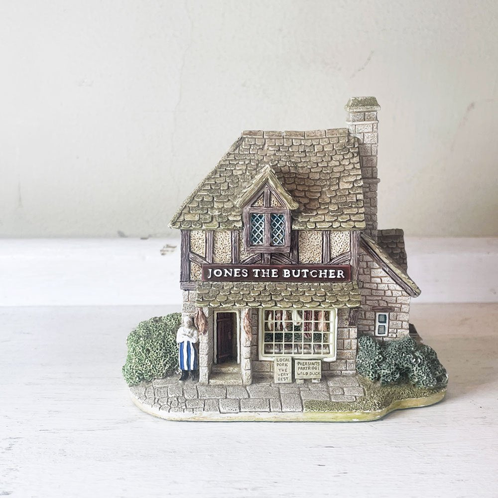 リリパットレーン LILLIPUT LANE ミニチュア オブジェ JOHN THE BUTCHER 石膏 英国 イギリス UKビンテージ ■