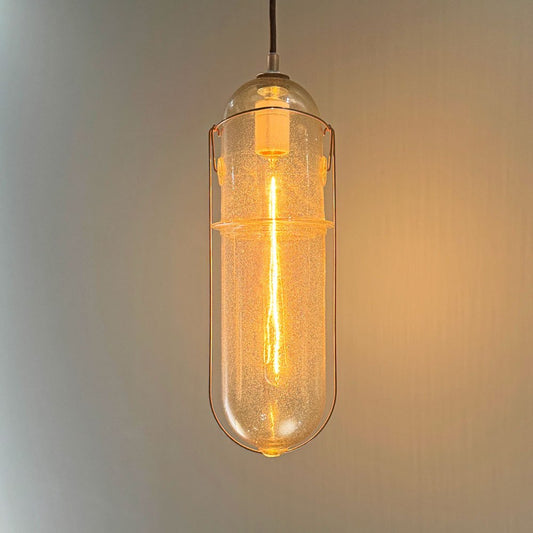 ピーターアイビー PETER IVY ライトカプセル L LIGHT CAPSULE ペンダントライト 流動研究所 ガラス作家 定価￥250,000- ◎