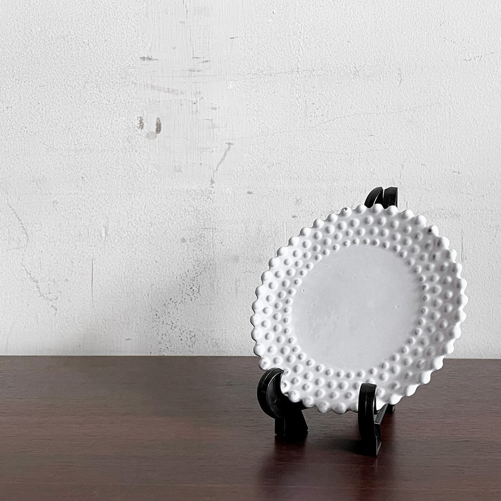 アスティエ・ド・ヴィラット Astier de Villatte アデライド ADELAID ティーカップソーサー W13cm 陶器 廃番 フランス ■