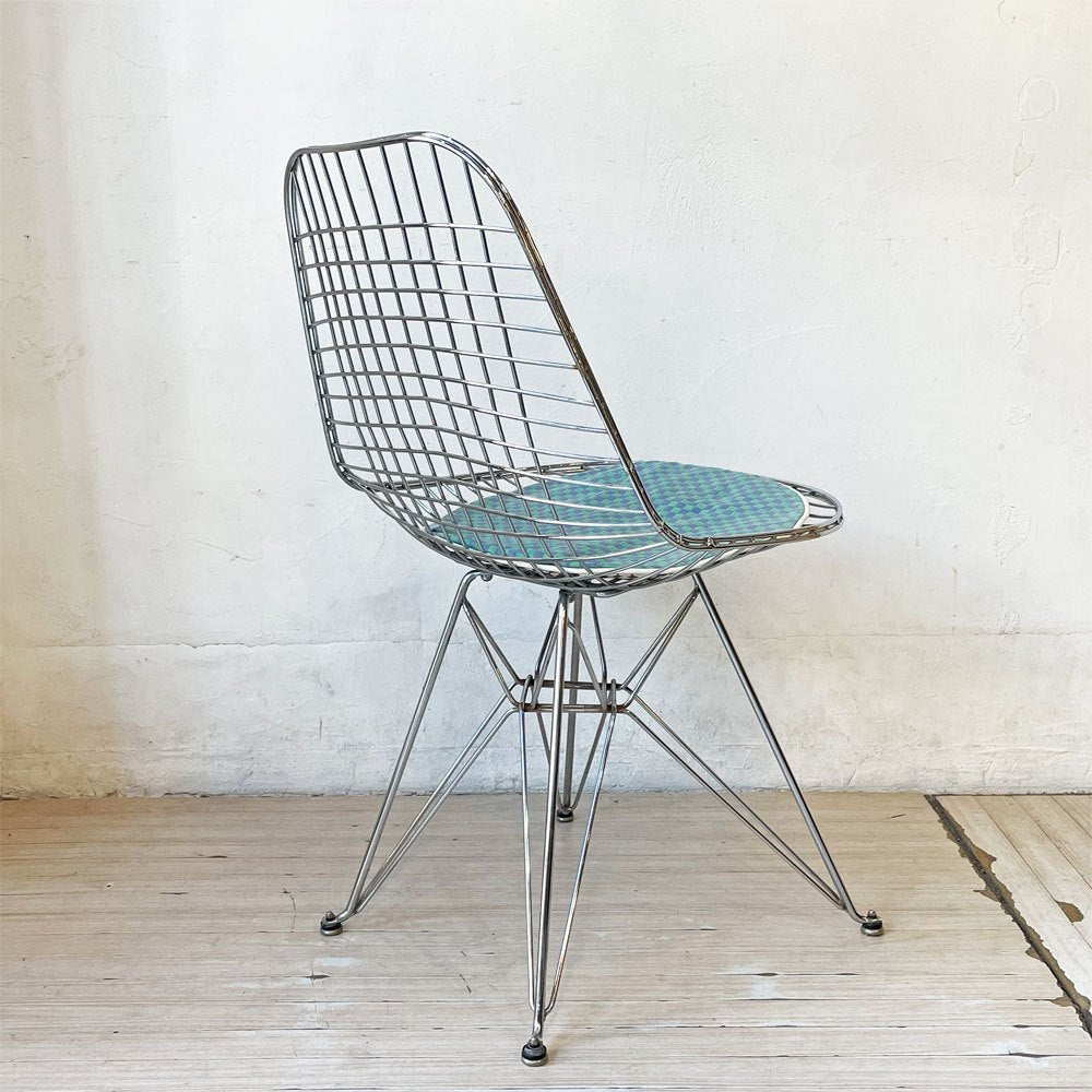 モダニカ MODANICA DKR ワイヤーチェア Eames Wire Chair エッフェルベース シートパッド付 C&R イームズ ミッドセンチュリー ★