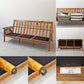 アクメファニチャー ACME Furniture ウィッカー WICKER SOFA 3P 3人掛け ソファ ハックベリー ラタン ファブリック 西海岸スタイル ●
