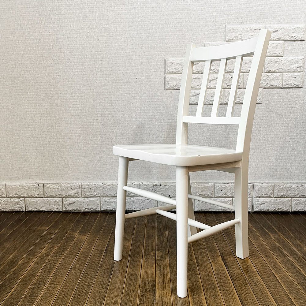 モモナチュラル MOMO Natural ランド LAND チェア ダイニングチェア ホワイトペイント カントリースタイル ◎