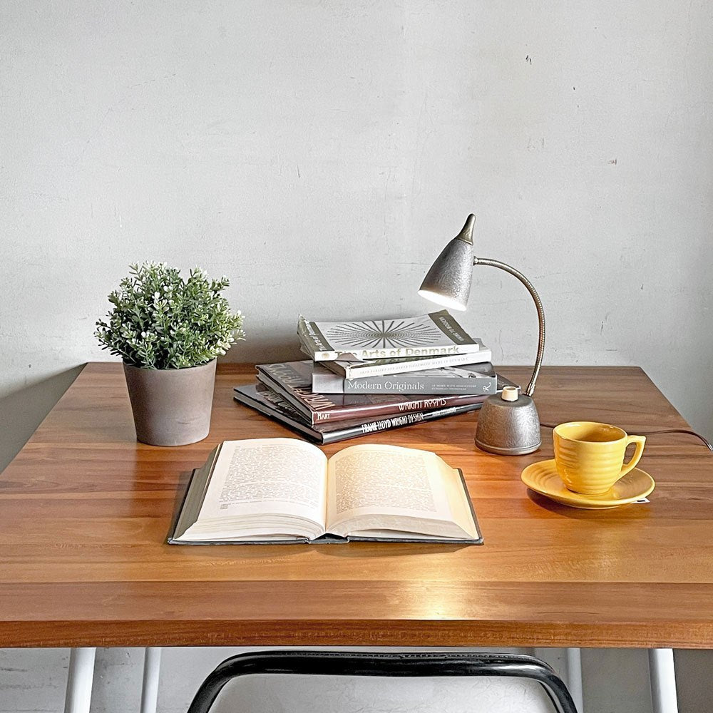 イデー IDEE マタン MATIN DINING TABLE 900 OAK ダイニングテーブル W90cm オーク材 ホワイトスチール脚 外箱付 澁谷一星 通常定価￥84,700- 未使用保管品 〓