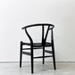 カールハンセン＆サン Carl Hansen & Son CH24 Yチェア ブラックラッカー×ブラックペーパーコード ビーチ材 ハンス・J・ウェグナー デンマーク 北欧家具 C ●