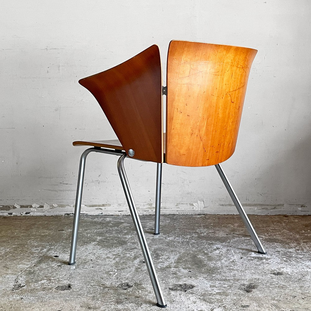 フリッツハンセン Fritz Hansen VM3 ヴィコチェア VICO Chair ヴィコ・マジストレッティ スタッキング プライウッド 北欧家具 廃番 ■