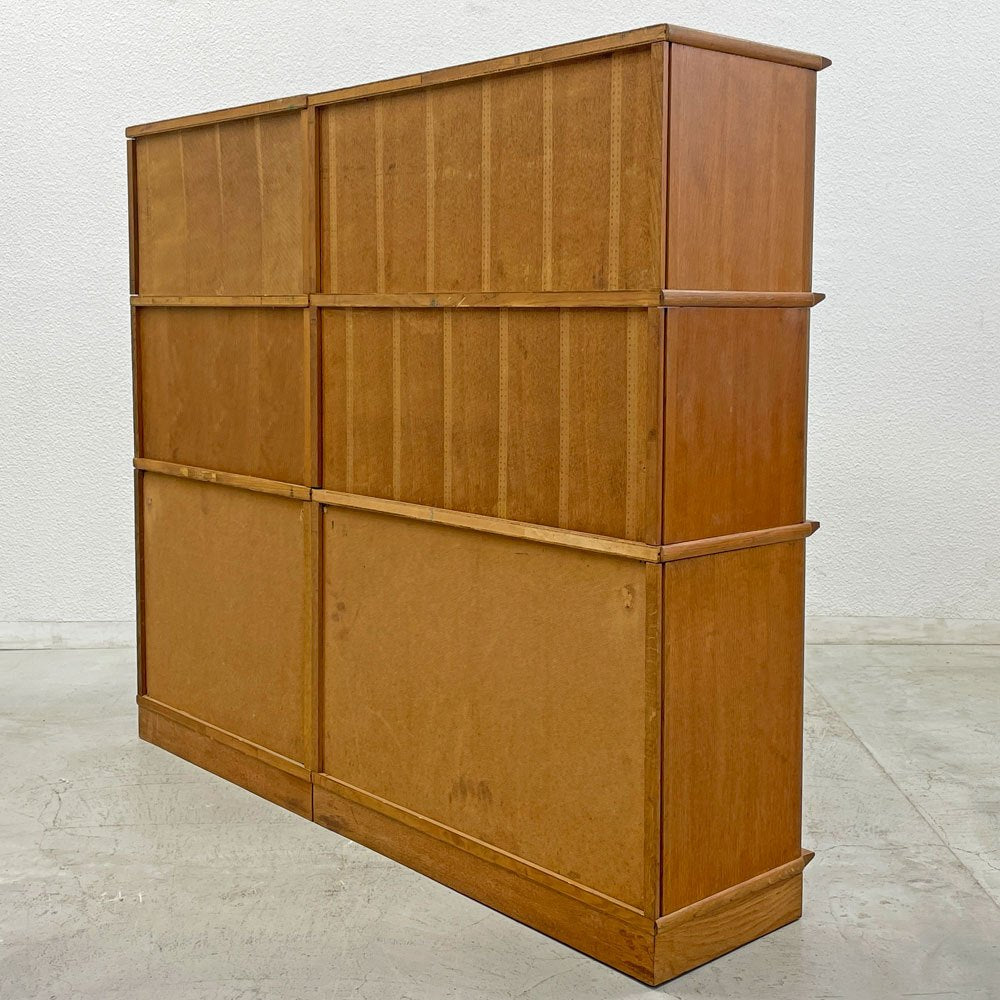 オスカー Meuble OSCAR オーク材 ユニットキャビネット ガラス戸棚 Didier Rozaffy フランス ビンテージ 50～60年代 〓