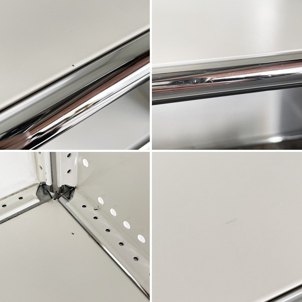 ユーエスエムハラー USMハラー USM Haller キャビネット シェルフ 1列×5段 エクステンションシェルフ メタルボックスインサート付 ピュアホワイト 合計参考価格￥329,905- ■