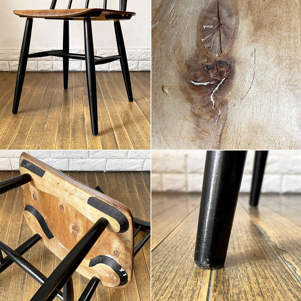アスコ ASKO ファネットチェア Fanett chair イルマリ・タピオヴァーラ ダイニングチェア チーク材 50～60年代 フィンランド製 北欧ビンテージ 名作 ◎