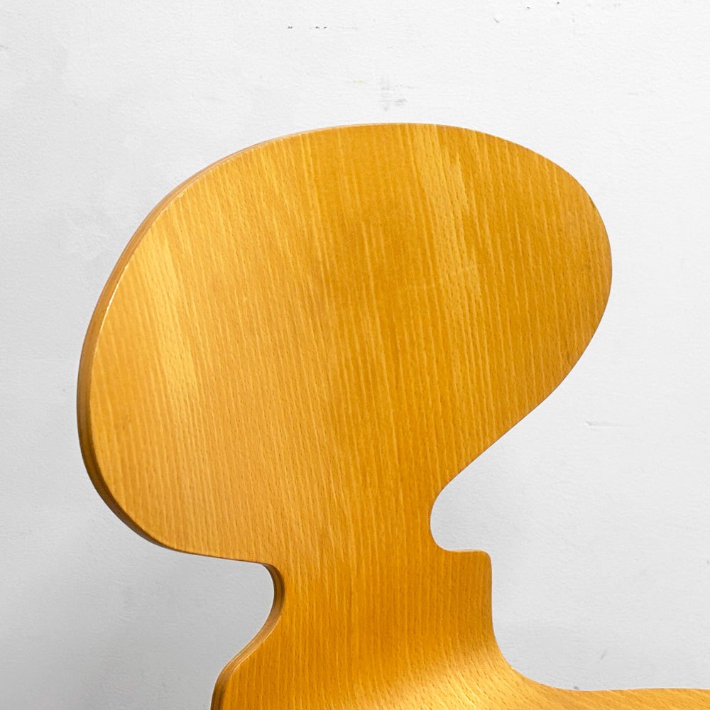 フリッツハンセン Fritz Hansen 3101 アリンコチェア アントチェア 4本脚 ナチュラルビーチ ラッカー仕上げ アルネ・ヤコブセン G ●