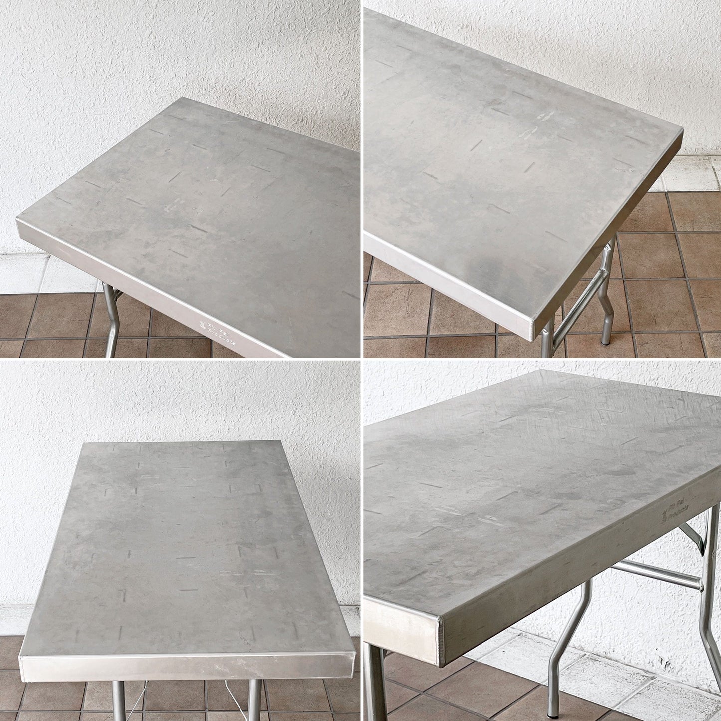 ピットパル PIT PAL アルミ ワークテーブル ALUMINIUM WORK TABLE Sサイズ ワークデスク w106cm インダストリアル パシフィックファニチャーサービス取扱 ◇