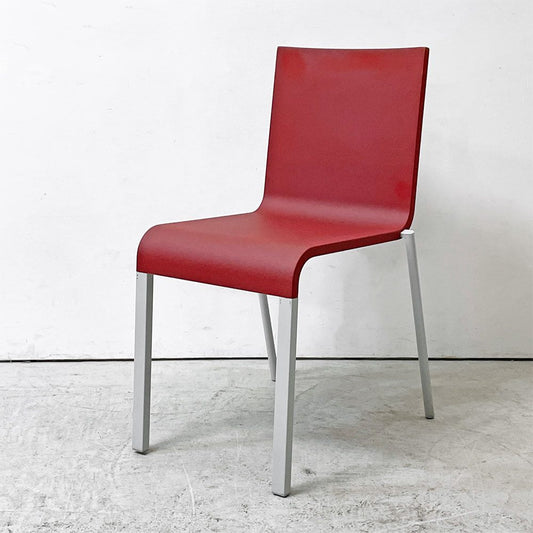 ヴィトラ vitra. ゼロスリー .03 ダイニングチェア スタッキングチェア マールテン・ヴァン・セーヴェレン Maarten Van Severen レッド C ●