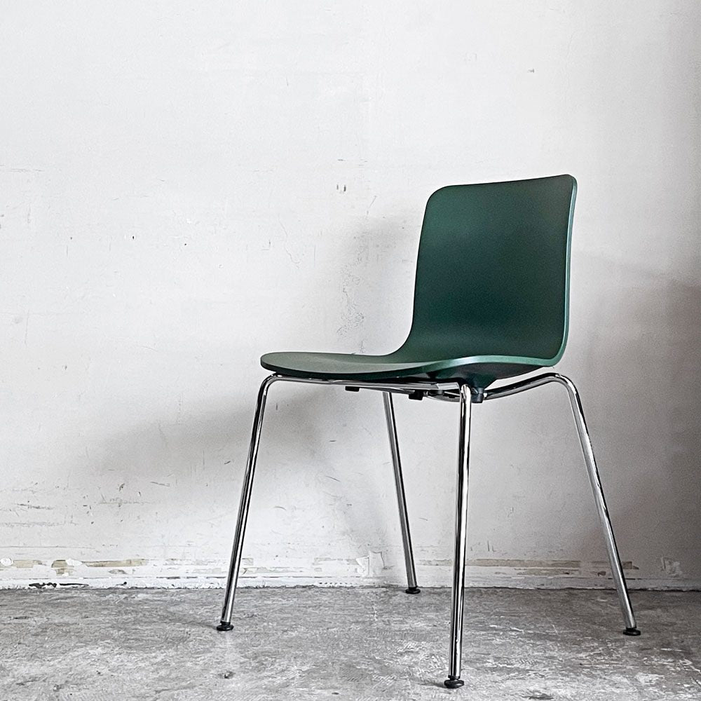 ヴィトラ vitra ハルチューブ HAL Tube サイドチェア ダイニングチェア スタッキング グリーン ジャスパー・モリソン B ■