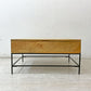 ウエストエルム West Elm コーヒーテーブル Industrial Storage Pop-Up Coffee Table マンゴーウッド インダストリアル ナチュラル ●