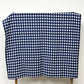 エレノア・プリチャード Eleanor Pritchard 525 LINE ホワイト × ブルー ブランケット 150×180cm イギリス 展示品 ◎