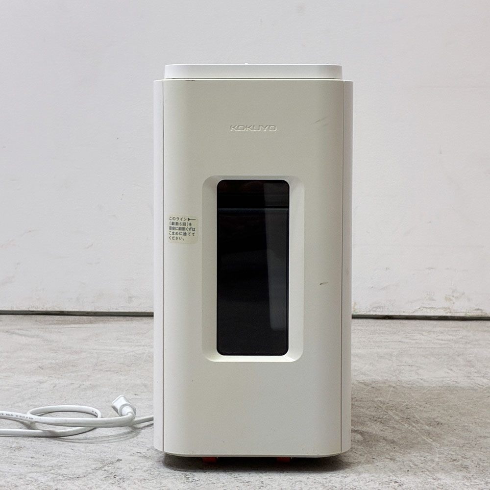 コクヨ KOKUYO デスクサイド 電動シュレッダー KPS-MX100 クロスカット CD DVD切断 オフィス 動作品 ●