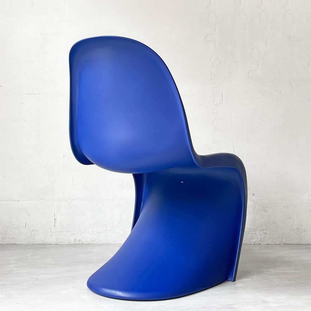 ヴィトラ vitra パントンチェア ダイニングチェア スタッキング ブルー ヴェルナー・パントン ミッドセンチュリー 定価58,300円 B ★