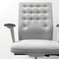 ヴィトラ vitra IDトリム ID Trim オフィスチェア デスクチェア ファブリックシート ライトグレー系 ハイバック 2Dアームレスト アントニオ・チッテリオ 参考定価￥209,000- ●