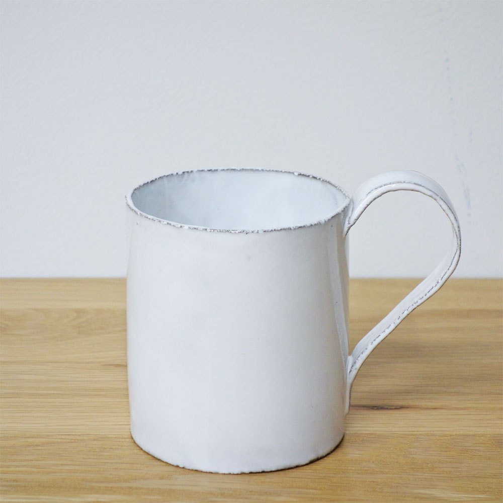 アスティエドヴィラット Astier de Villatte キーモチーフ 蓋付き マグカップ ARTS&SCIENCE フランス ◎