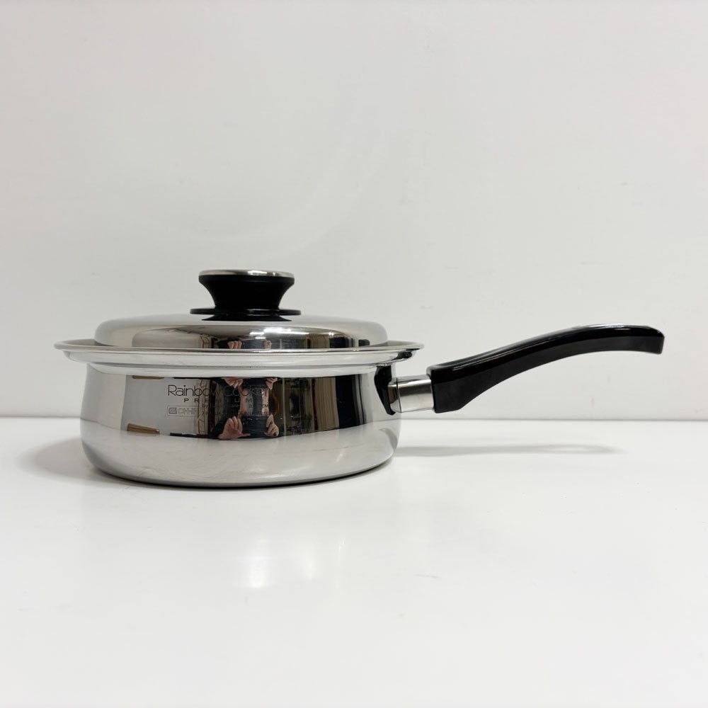 タッパーウェア Tupperware レインボークッカー プレミアム 19㎝ 2.0L 片手鍋 浅鍋 アルミ ステンレス 多層構造 無水調理 ●