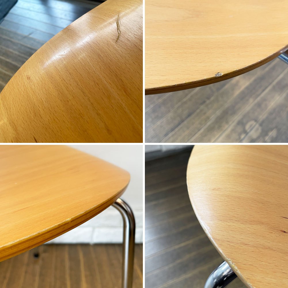 フリッツハンセン Fritz Hansen 3101 アリンコチェア アントチェア 4本脚 ナチュラルビーチ ラッカー仕上げ フェルトグライズ アルネ・ヤコブセン C ◎