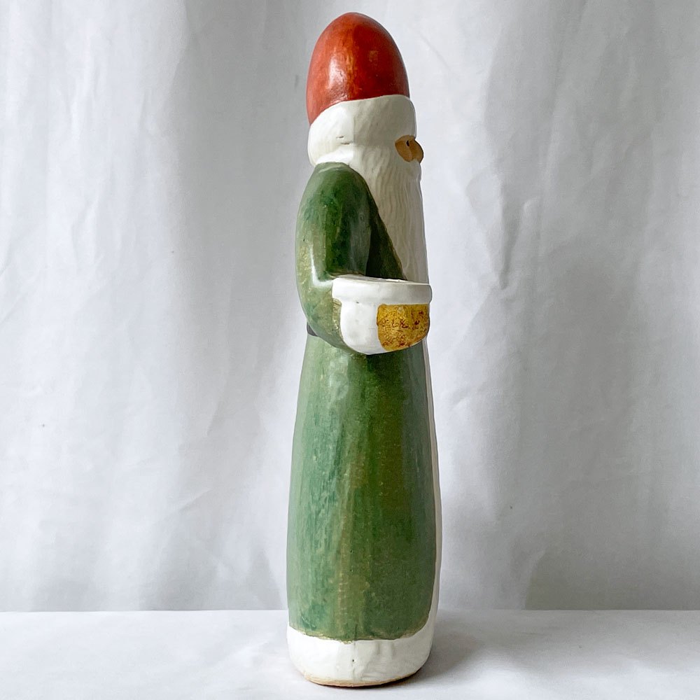 グスタフスベリ GUSTAVSBERG リサラーソン Lisa Larson サンタ トムテ Santa TOMTE キャンドルホルダー H27cm サンタオブジェ スウェーデン 北欧雑貨 ◇