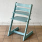 ストッケ STOKKE トリップトラップ TRIPP TRAPP ベビーチェア キッズチェア S/N無し ガード・グライダー付き アクアブルー ノルウェー 北欧家具 ◇