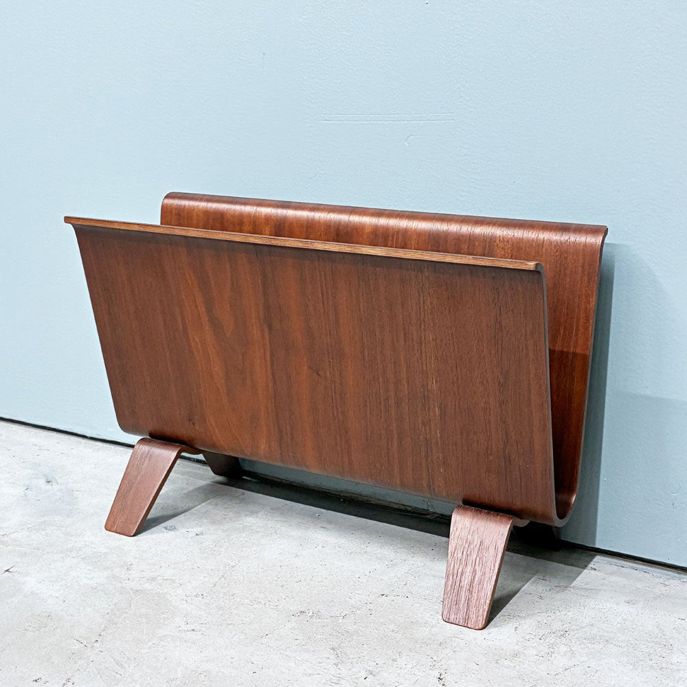 サイトーウッド SAITO WOOD ウォールナット プライウッド マガジンラック ミッドセンチュリーデザイン ◎