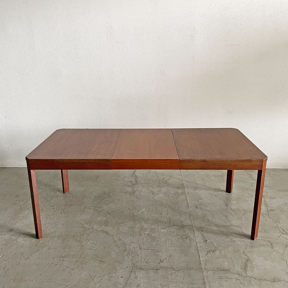 ジャパンビンテージ Japan Vintage チーク材 エクステンション ダイニングテーブル W130.5/180.5 cm 伸長式 〓